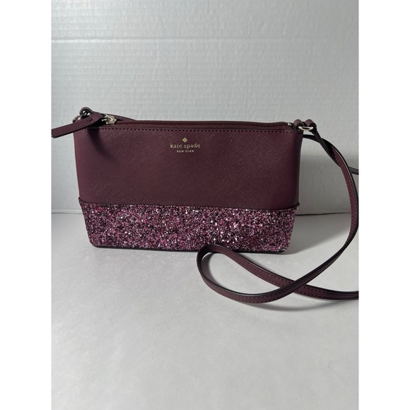 Kate Spade Pink Glitter Crossbody Bag - Picture 1 of 9